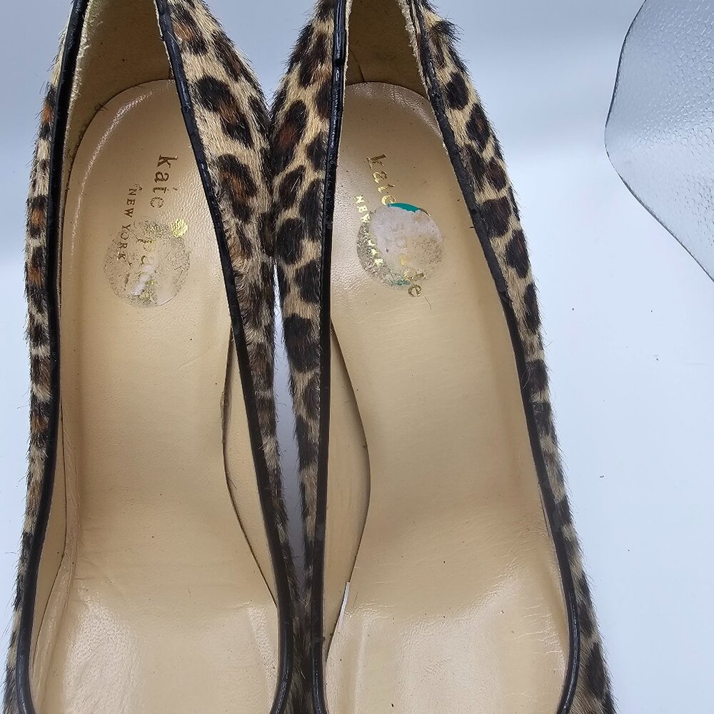 Kate Spade Leopard Print Pointed Flats – Size 8 - image 5
